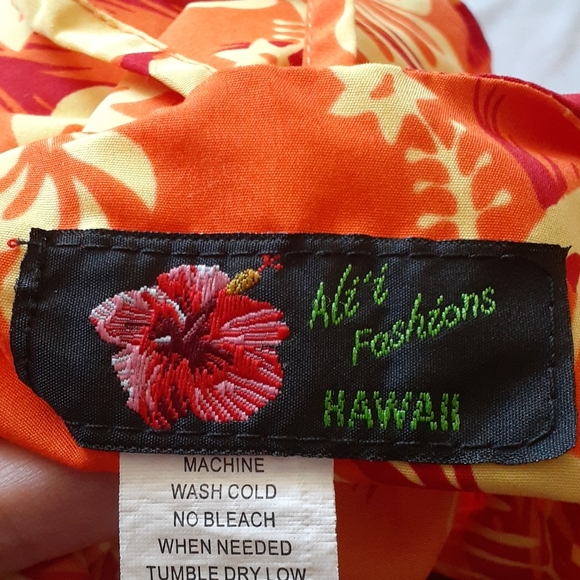 Authentic Hawaiian Cover Up Dress Size 2 - Picture 3 of 4
